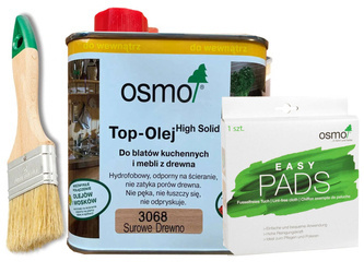 OSMO TOP olej do BLATÓW 3068 + EASY PADS + PĘDZEL