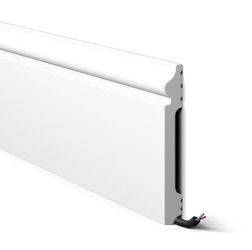 NOEL MARQUET Listwa przypodłogowa WODODPORNA WALLSTYL FL2 Biała 2m