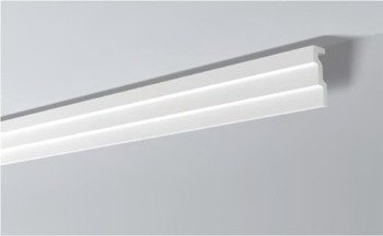 LISTWY PRZYSUFITOWE Białe NOMASTYL M1 120x30mm