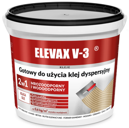 JURGA ELEVAX V-3 Klej do Płytek Drewna Glazury Mrozoodporny Elastyczny 4 kg