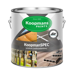 KoopmanSPEC Farba do metalu betonu BRĄZOWY 0,25L