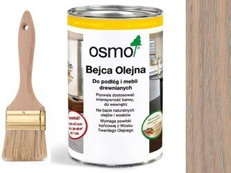 OSMO 3518 Bejca Olejna podłogi JASNY SZARY 1L