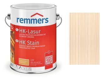 Remmers HK-Lasur impregnat do drewna 2,5 L BIAŁY