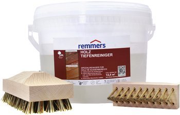 Remmers Zmywacz do DREWNA tarasu oleju Holz-Tiefenreiniger 2,5L + Szczotka