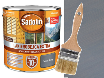 Sadolin Lakierobejca EXTRA Ciemny Szary 0,75L